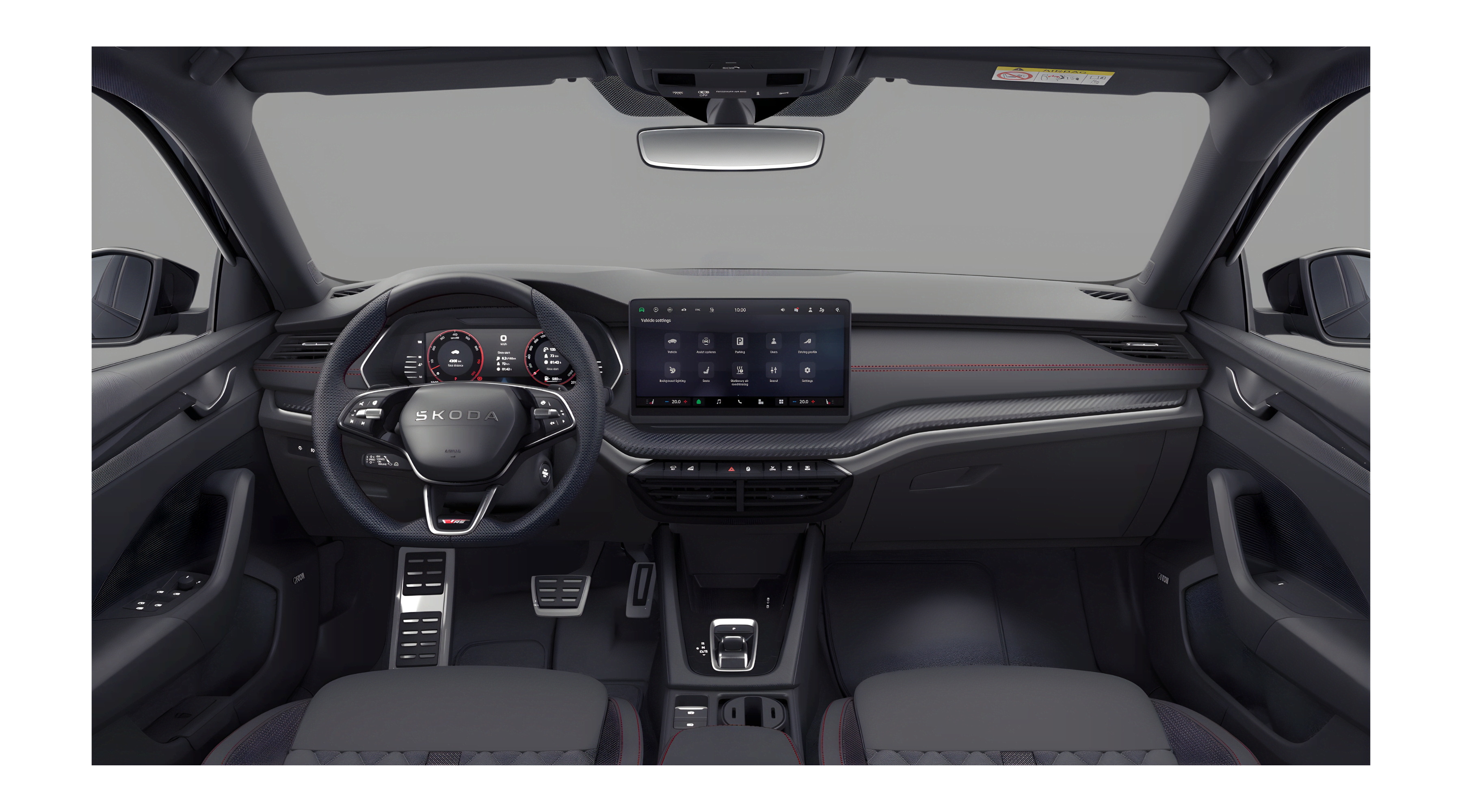 Armaturenbrett eines Skoda Octavia