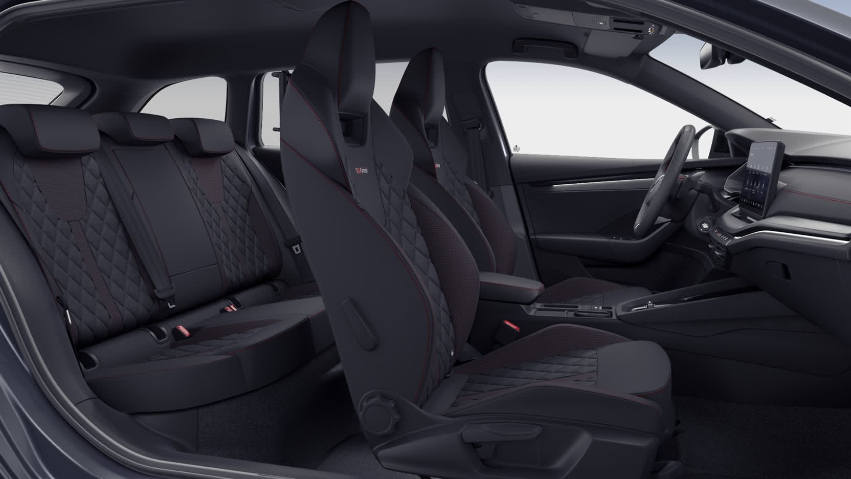 Ansicht der Frontsitze eines Skoda Octavia