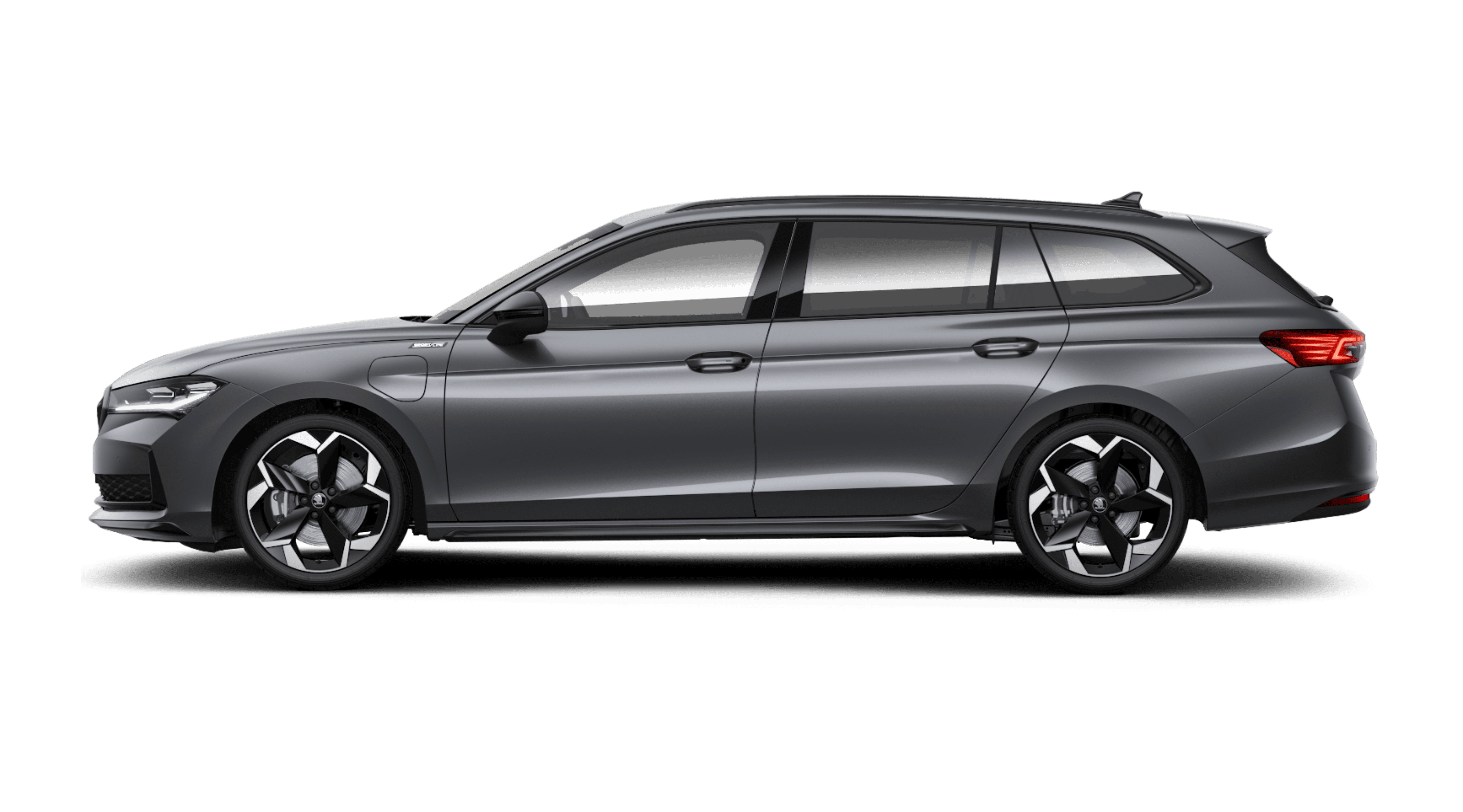 Seitenansicht eines Skoda Superb
