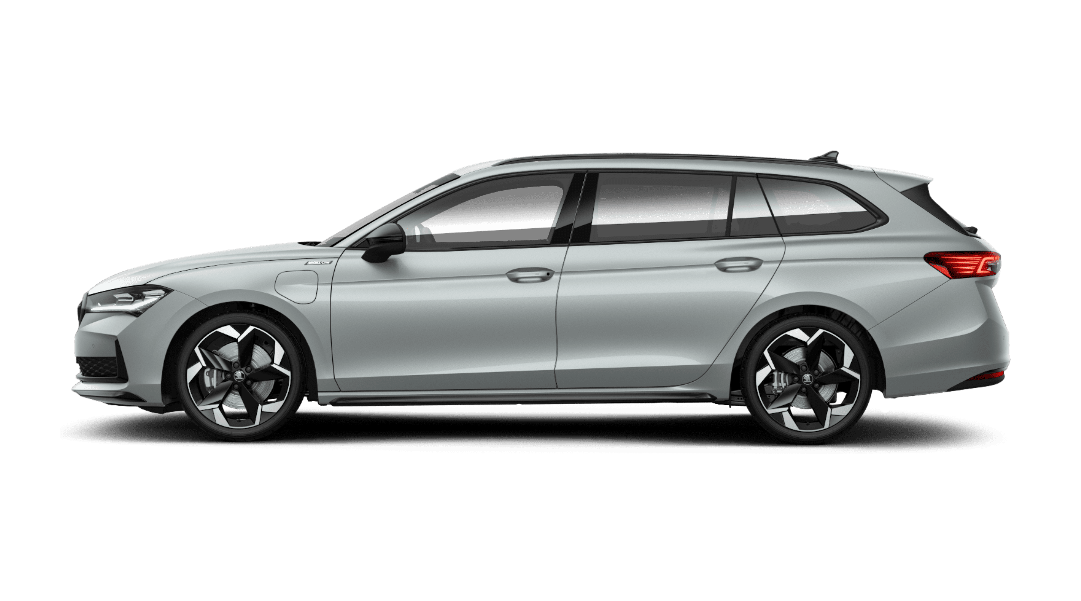Seitenansicht eines Skoda Superb