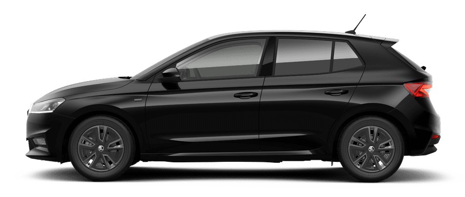 Seitenansicht eines Skoda Fabia