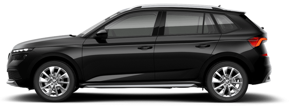 Seitenansicht eines Skoda Kamiq