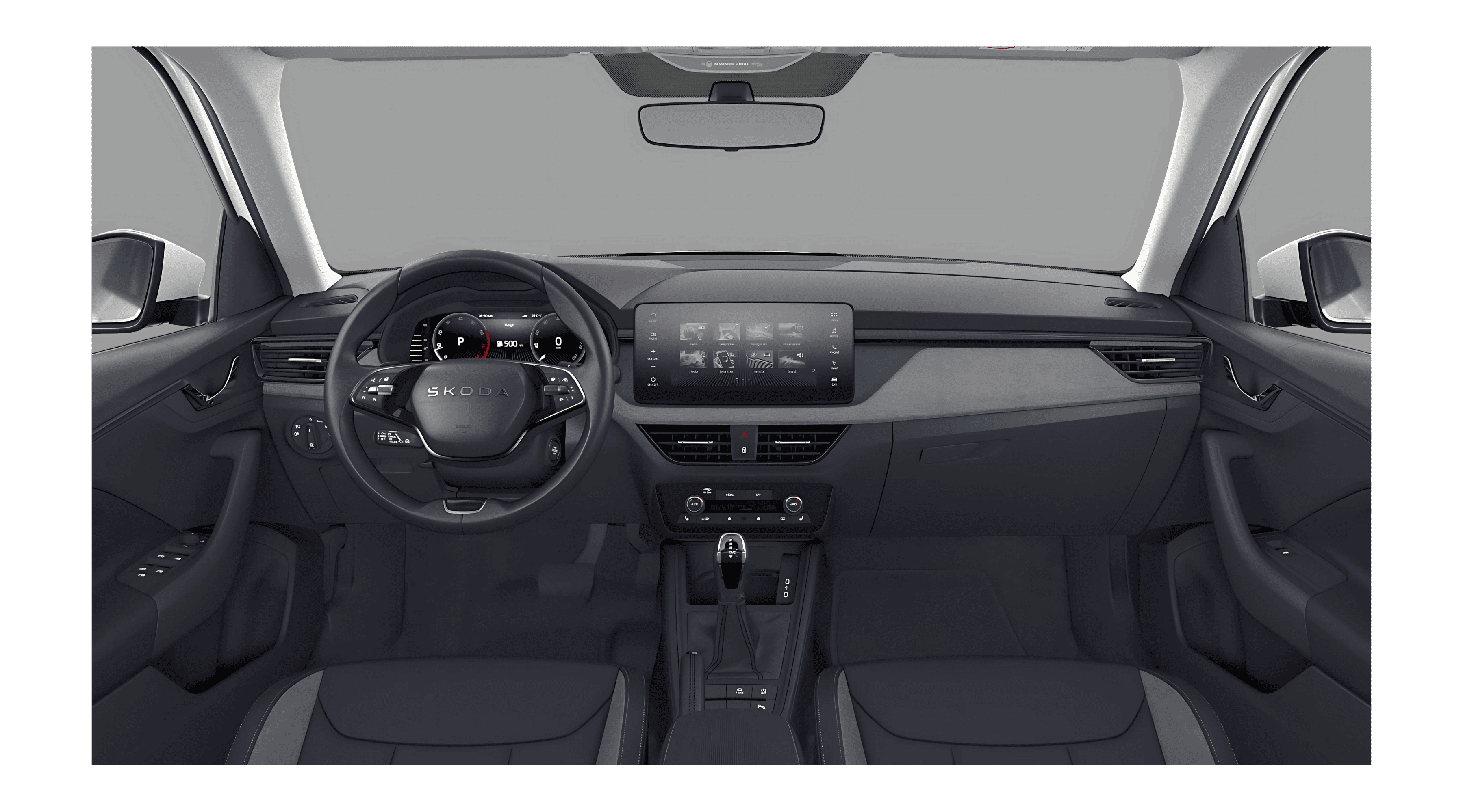 Armaturenbrett eines Skoda Kamiq