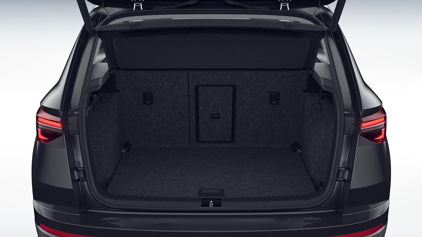 Ansicht des Kofferraums eines Skoda Karoq