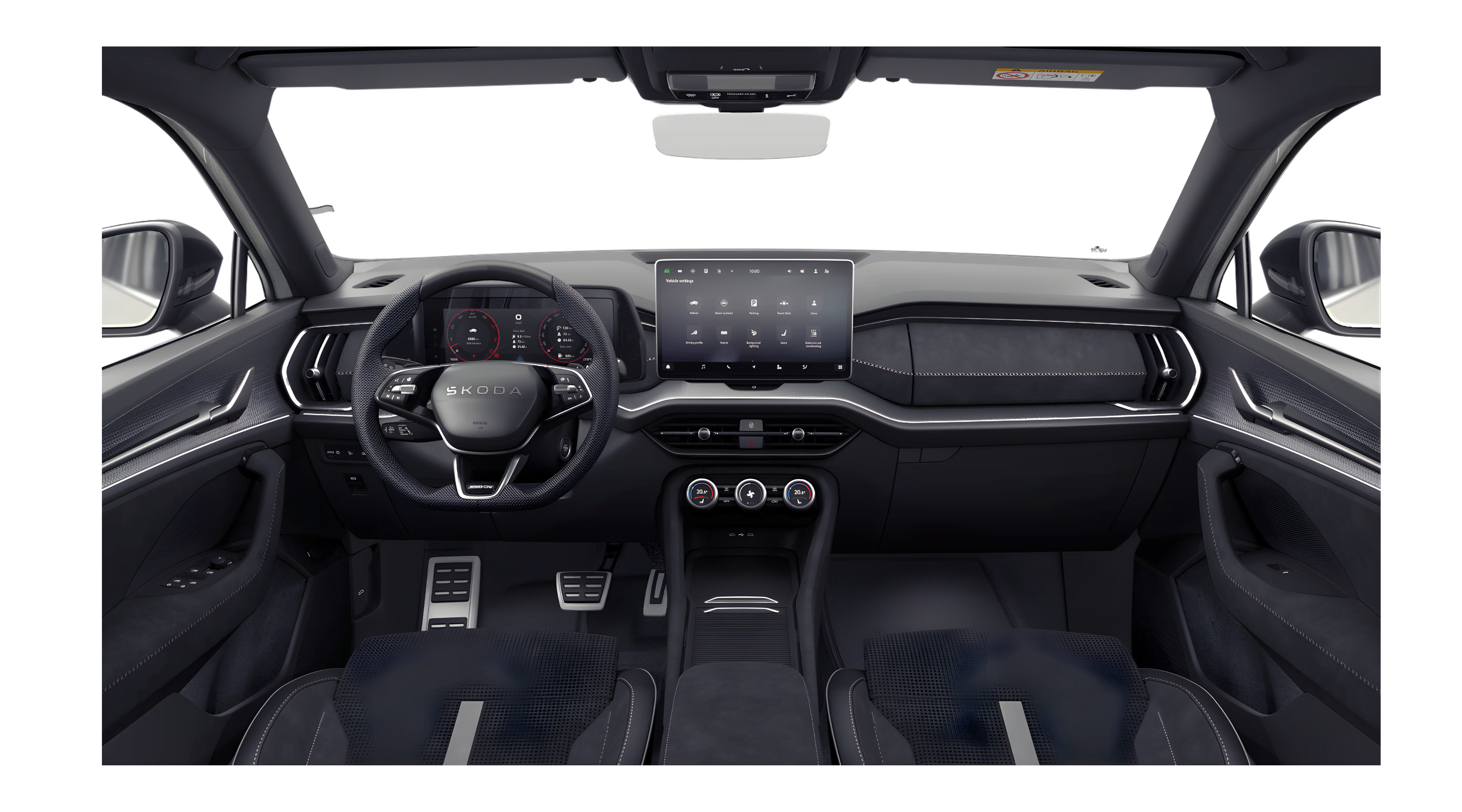 Armaturenbrett eines Skoda Kodiaq