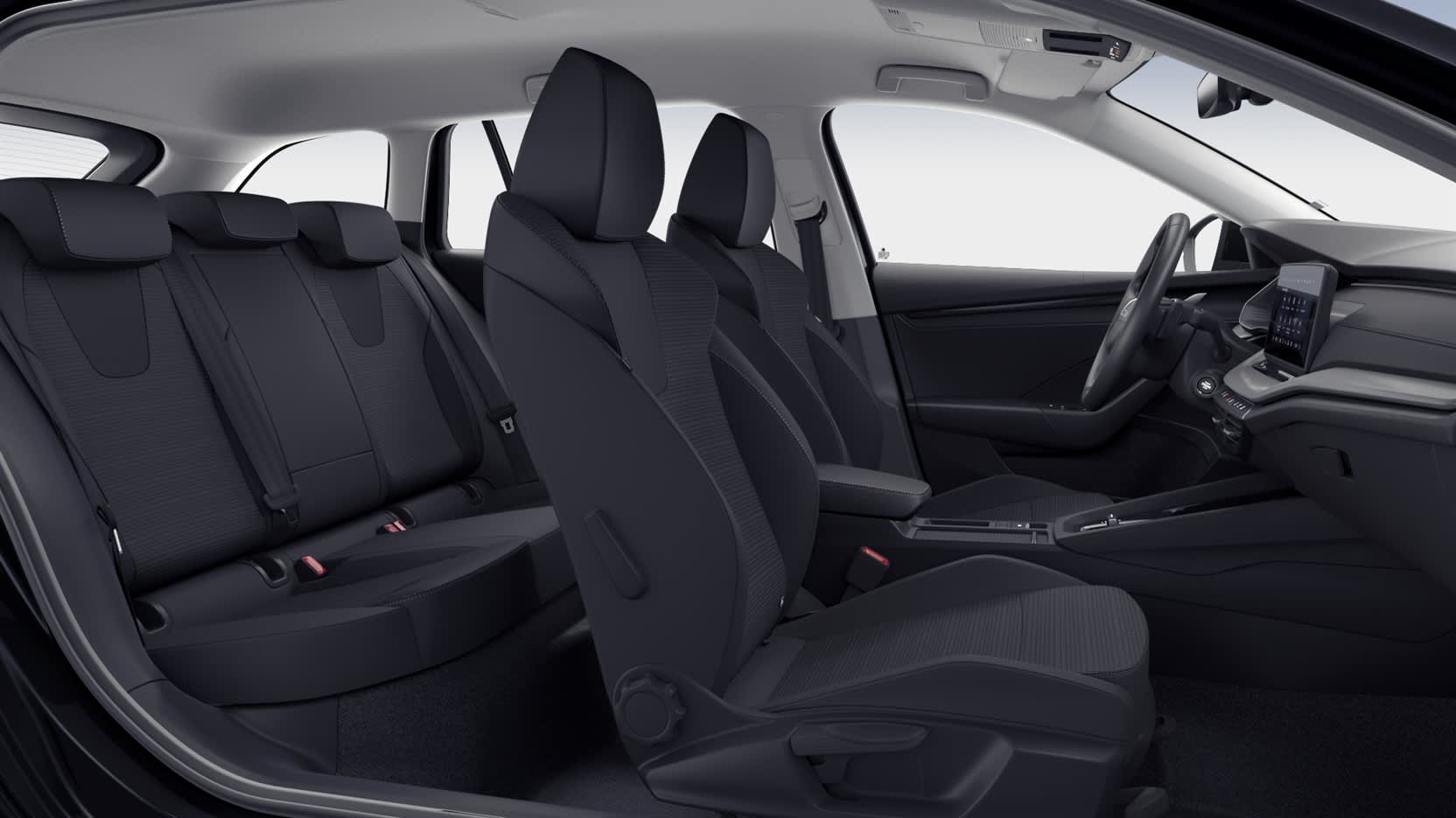 Ansicht der Frontsitze eines Skoda Octavia