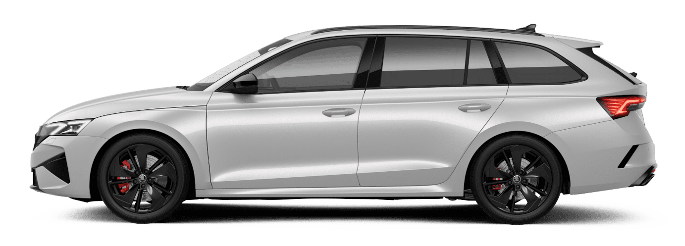Seitenansicht eines Skoda Octavia