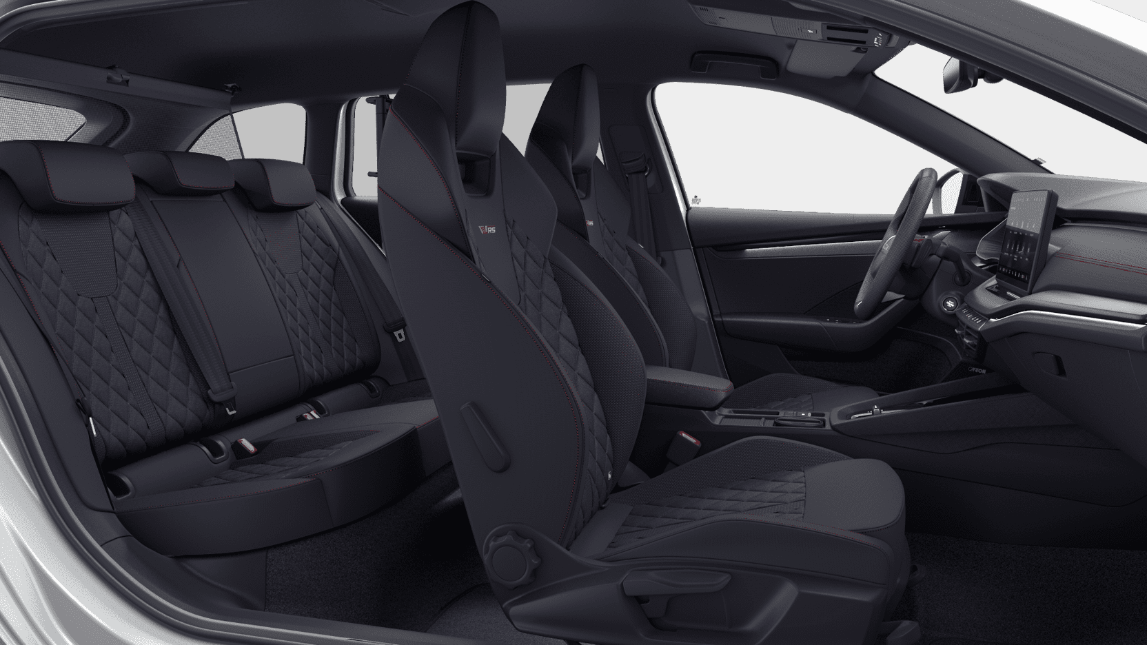 Ansicht der Frontsitze eines Skoda Octavia