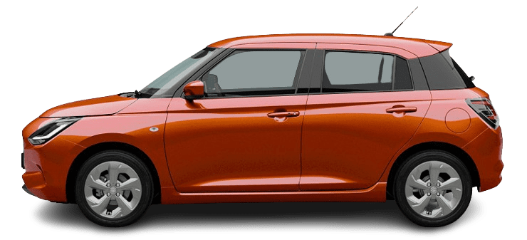 Seitenansicht eines Suzuki Swift