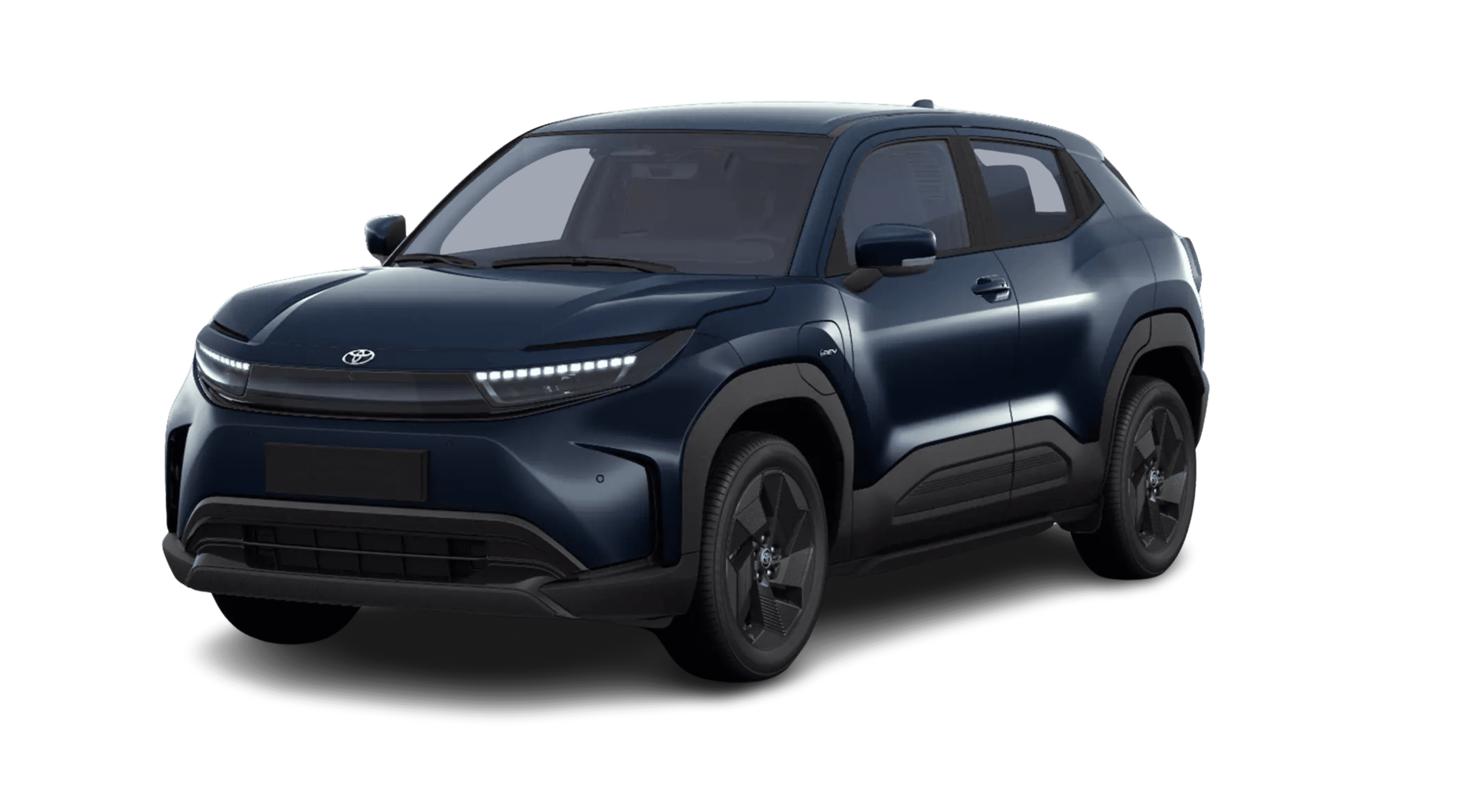 Schräge Frontansicht eines Toyota Urban Cruiser, freigestellt