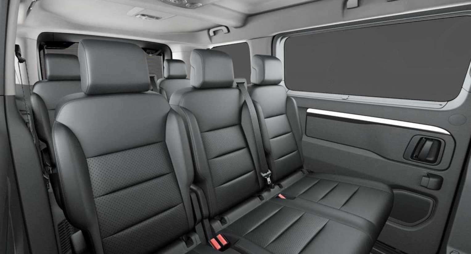 Ansicht der Rücksitze eines Toyota Proace Verso