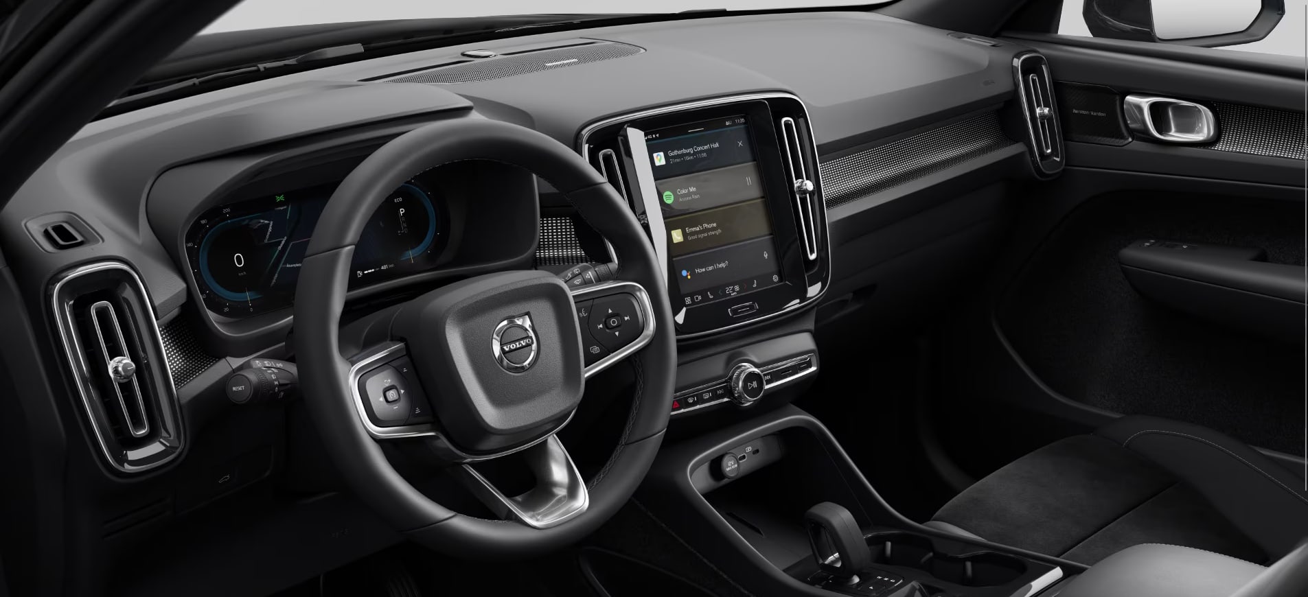 Ansicht des Armaturenbretts eines Volvo XC40