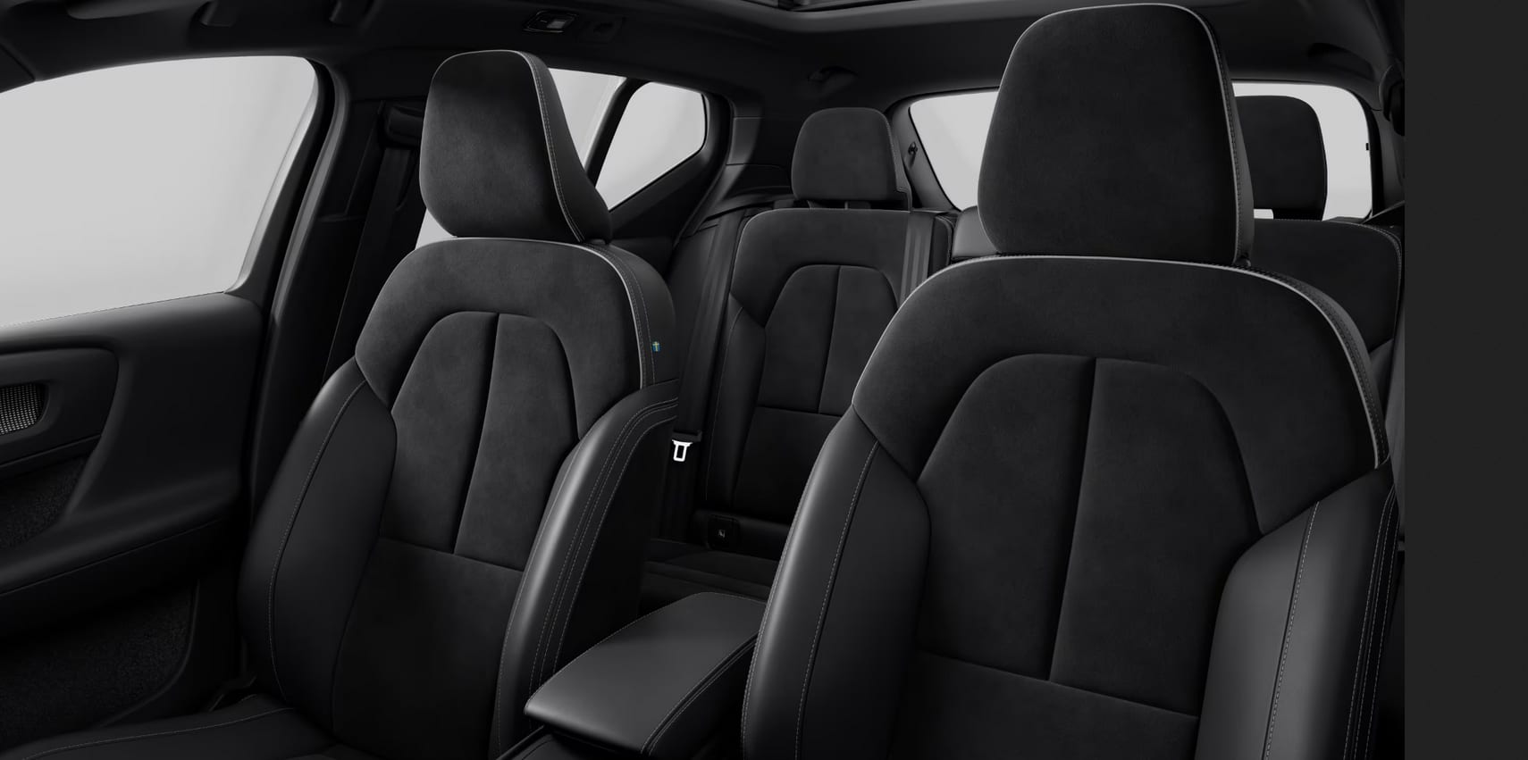 Ansicht der Frontsitze eines Volvo XC40