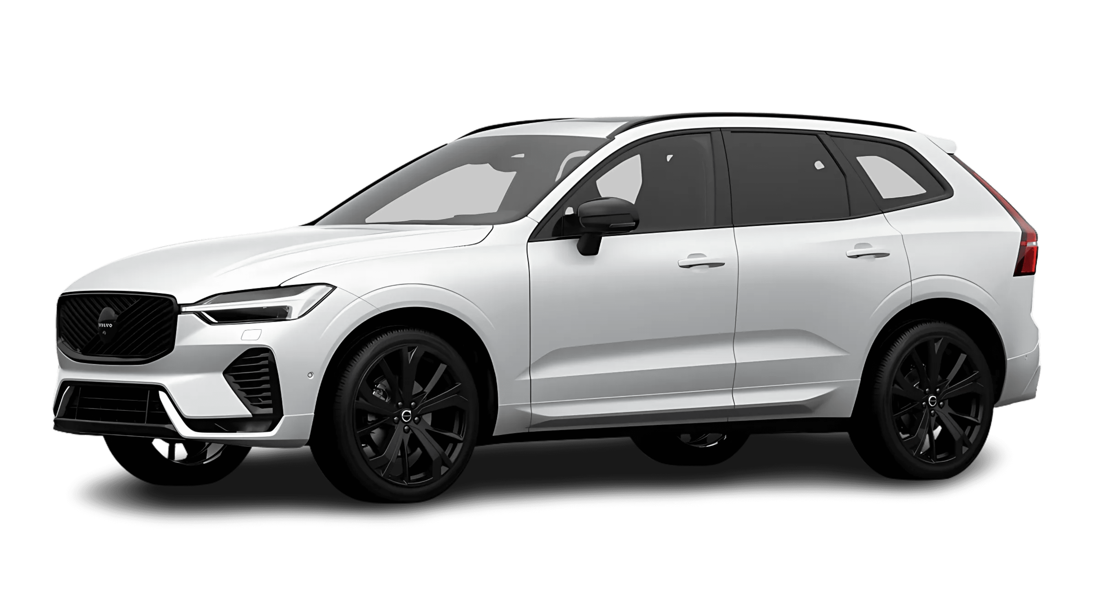 Schräge Frontansicht eines Volvo XC60, freigestellt