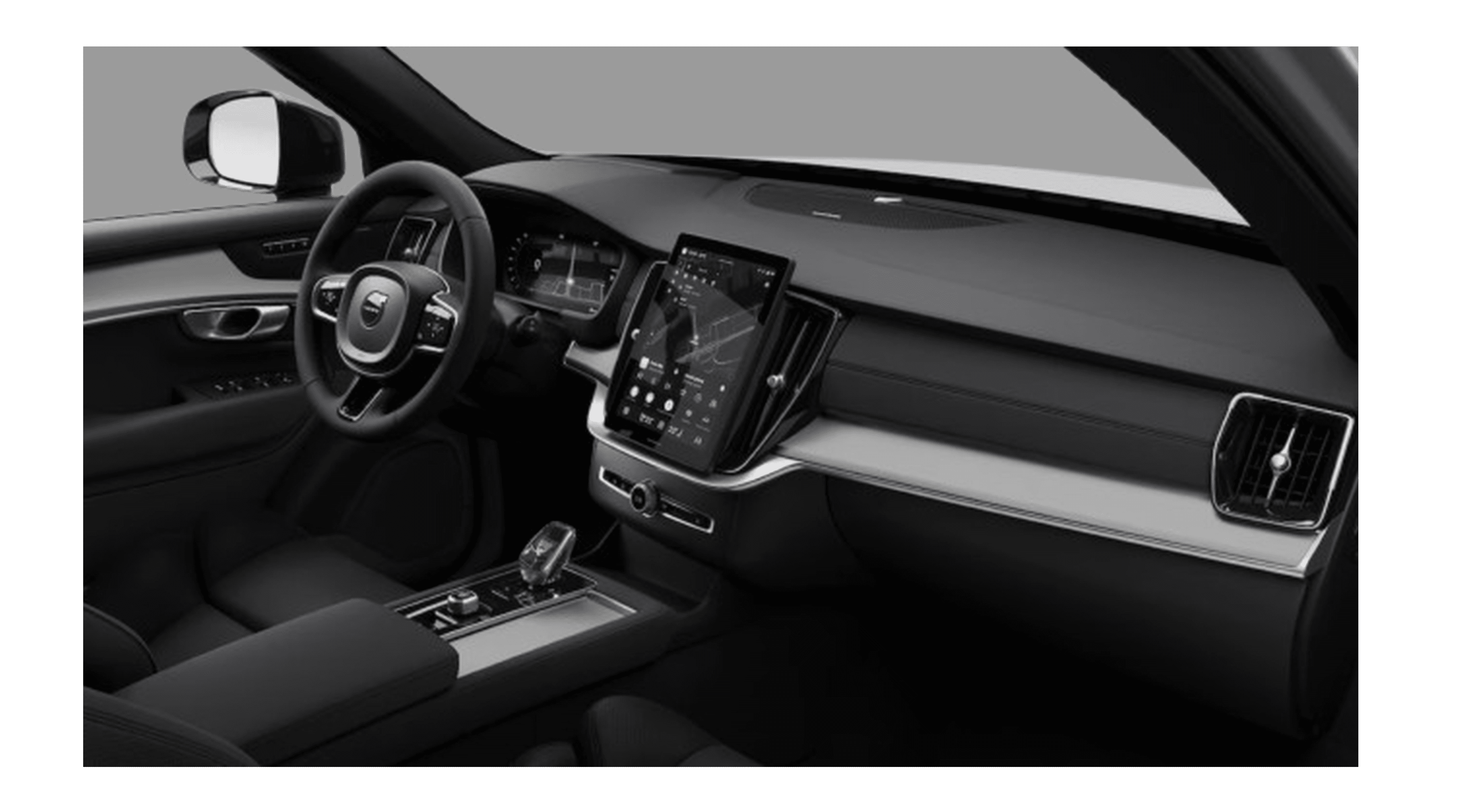 Ansicht des Armaturenbretts eines Volvo XC90