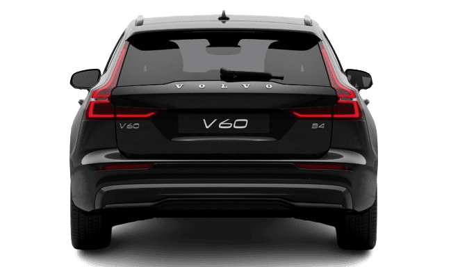Heckansicht auf einen Volvo V60