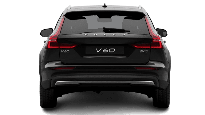 Heckansicht auf einen Volvo V60 Cross Country