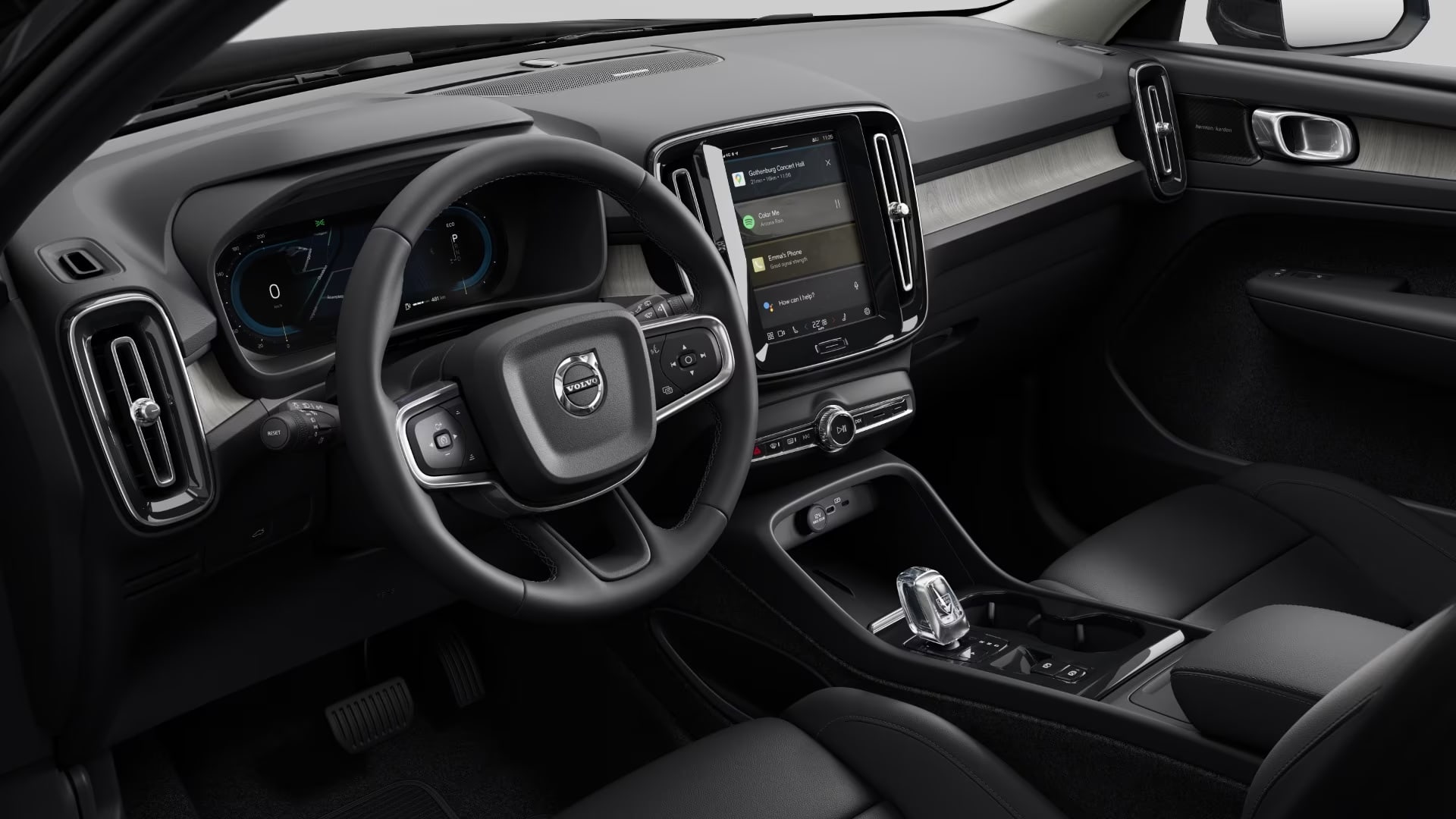 Ansicht des Armaturenbretts eines Volvo XC40