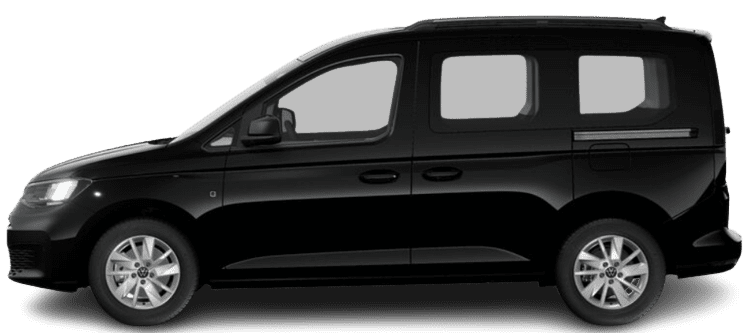 Seitenansicht eines Volkswagen Caddy