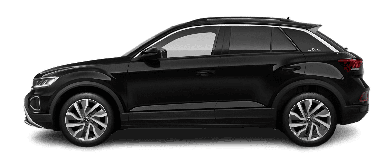 Seitenansicht eines Volkswagen T-Roc