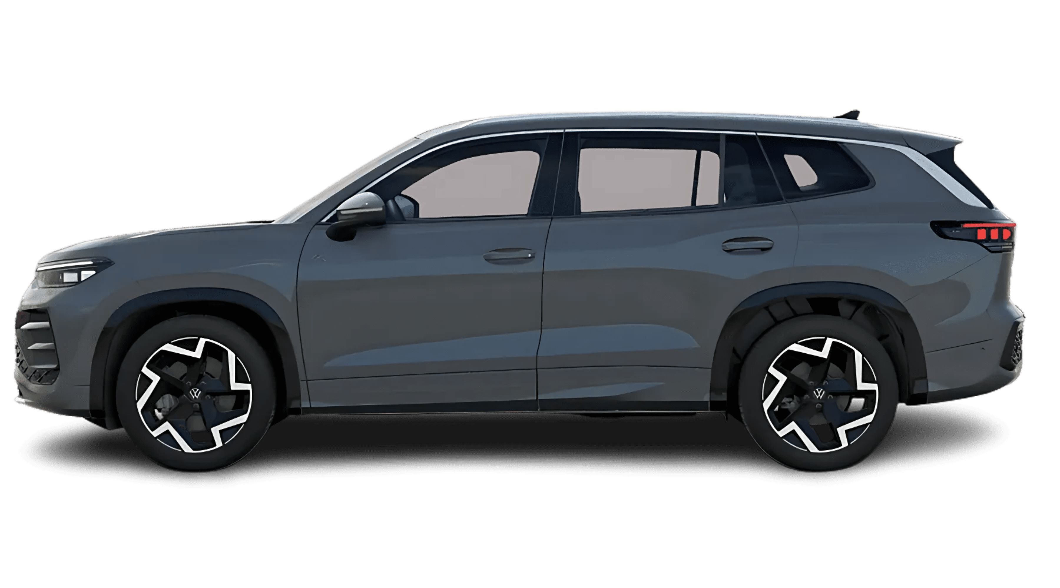 Seitenansicht eines Volkswagen Tayron