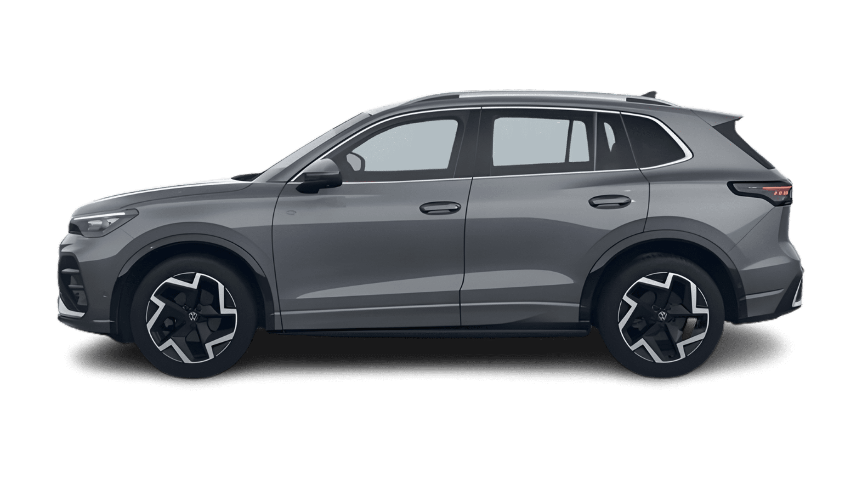 Seitenansicht eines Volkswagen Tiguan