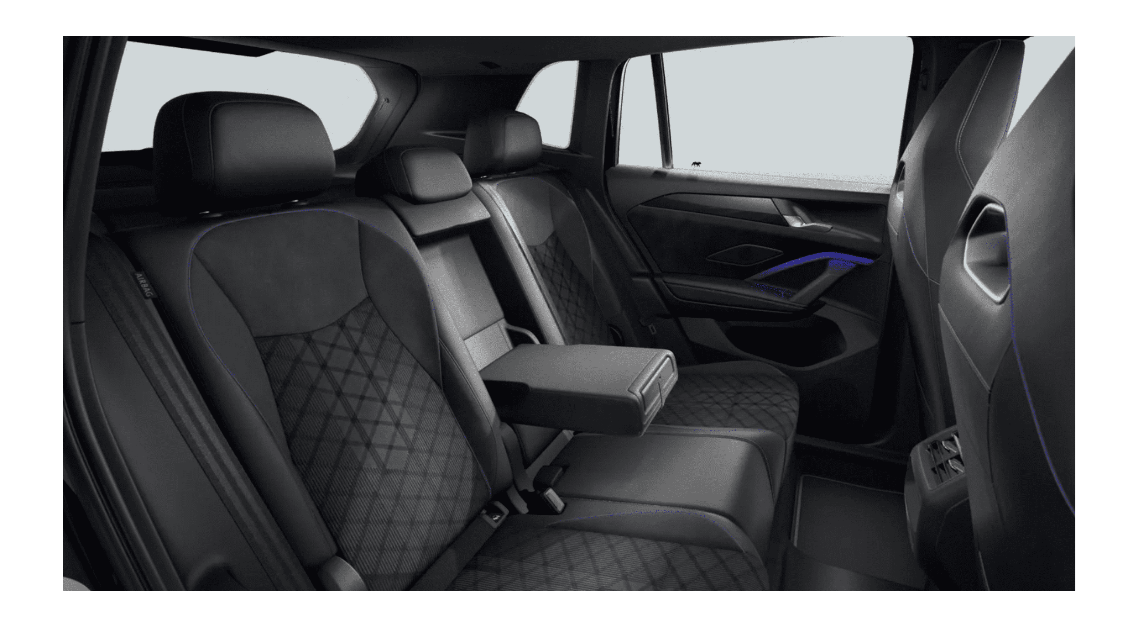 Rücksitzbank eines Volkswagen Tiguan