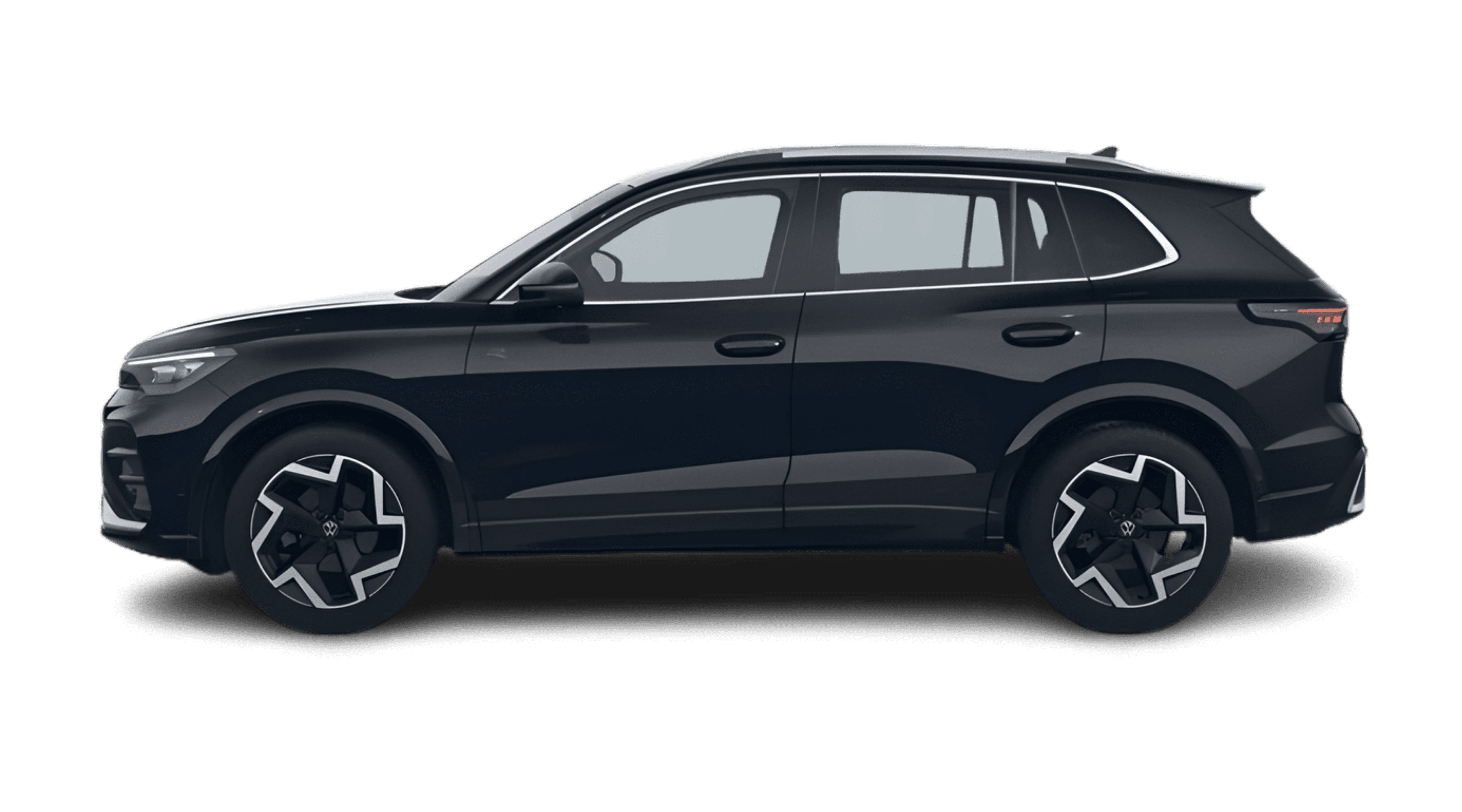 Seitenansicht eines Volkswagen Tiguan