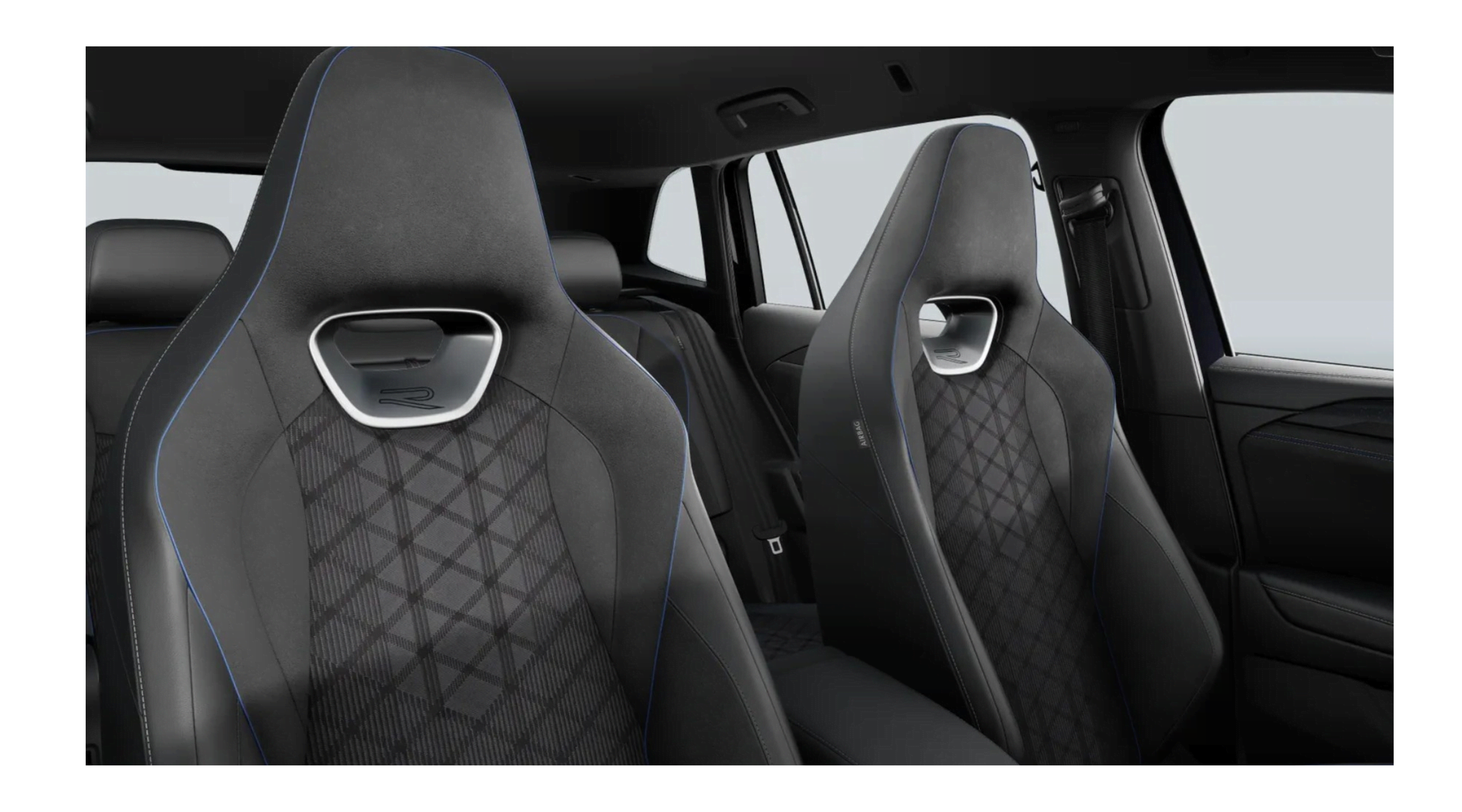 Vordersitze eines Volkswagen Tiguan