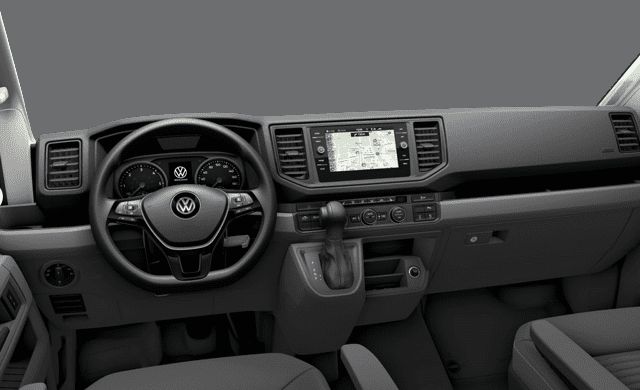 Ansicht des Armaturenbretts eines Volkswagen Grand California