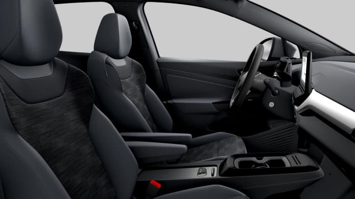 Ansicht des Armaturenbretts eines Volkswagen ID.4