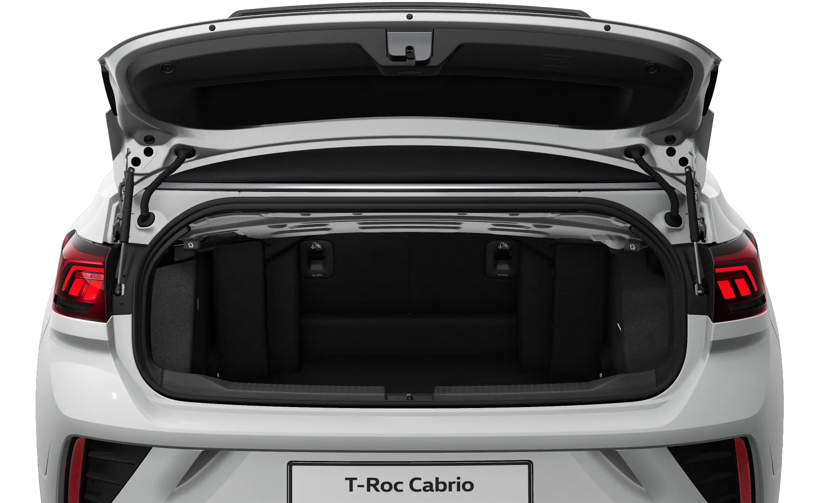 Ansicht des Kofferraums eines Volkswagen T-Roc