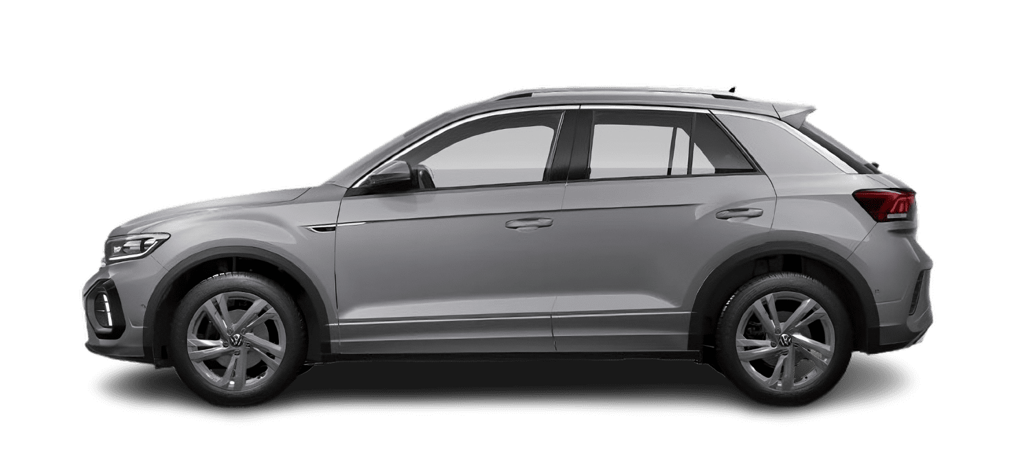 Seitenansicht eines Volkswagen T-Roc