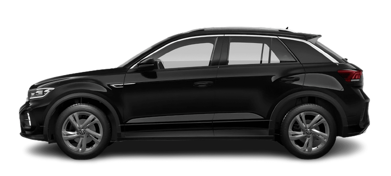 Seitenansicht eines Volkswagen T-Roc
