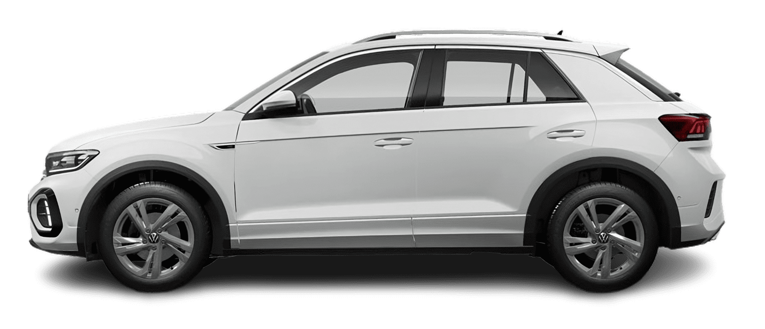 Seitenansicht eines Volkswagen T-Roc
