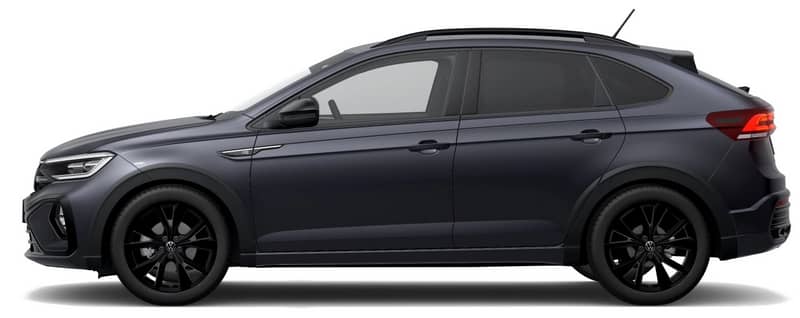 Seitenansicht eines Volkswagen Taigo