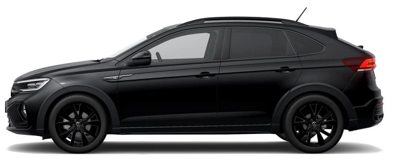 Seitenansicht eines Volkswagen Taigo