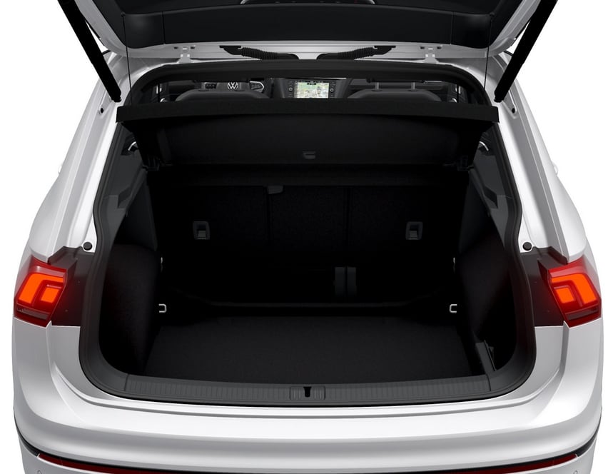 Ansicht des Kofferraums eines Volkswagen Tiguan