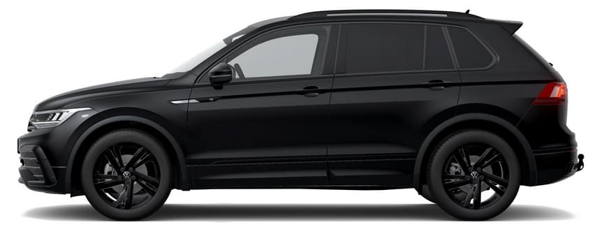 Seitenansicht eines Volkswagen Tiguan