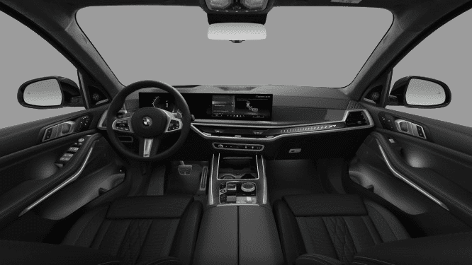Ansicht des Armaturenbretts eines BMW X7