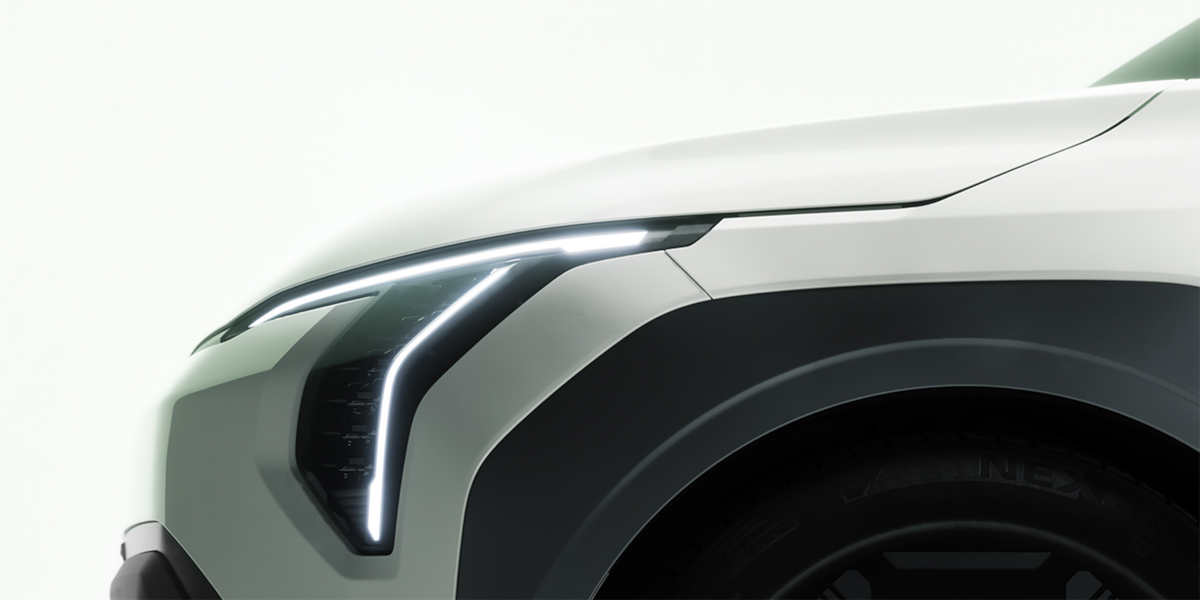 Kia EV3: Erste Bilder lassen kantiges Elektro-SUV erahnen
