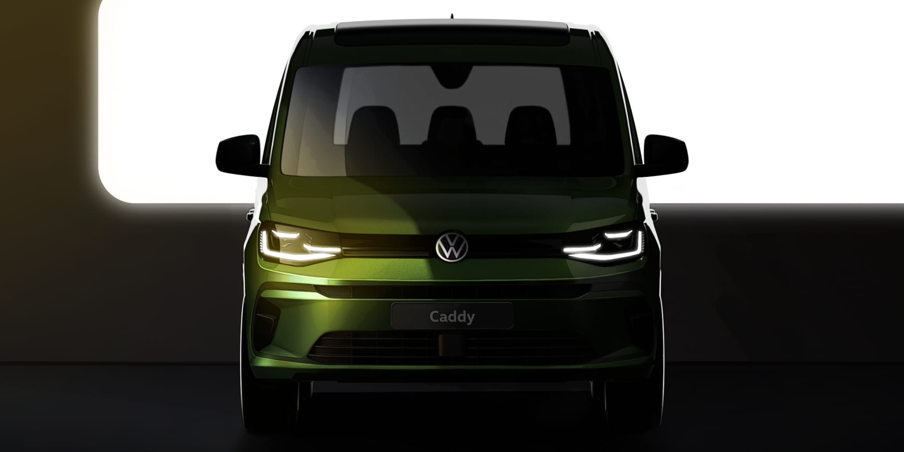 VW Caddy Teaser: Andeutung auf das Facelift