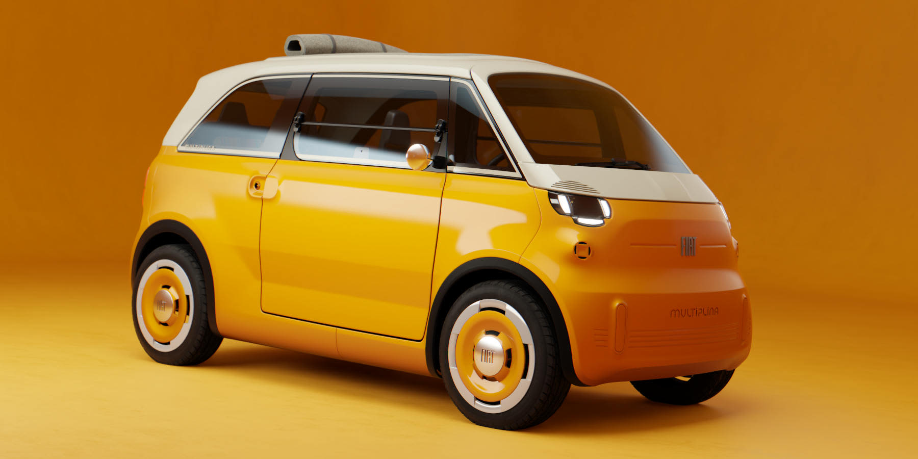Artikelbild Fiat Multiplina vorgestellt: Elektro-Zwerg mit großen Plänen und Platz für vier