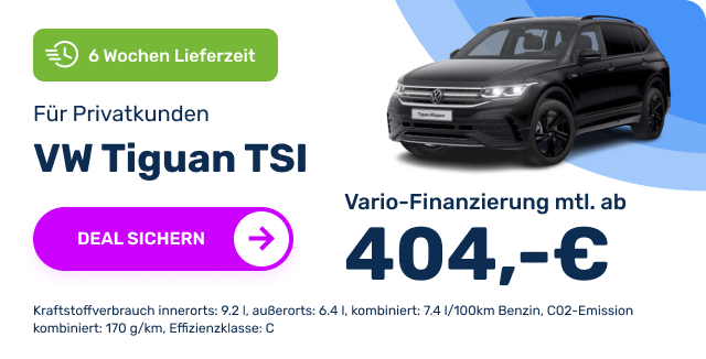 VW Tiguan Benzin Deal