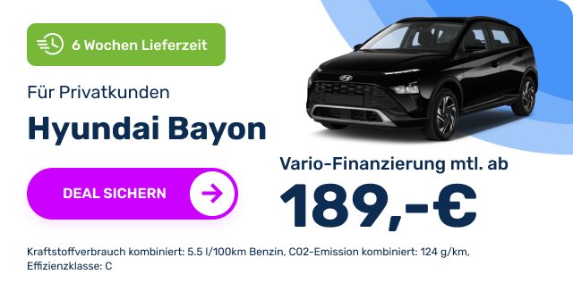 Hyundai Bayon Deal
