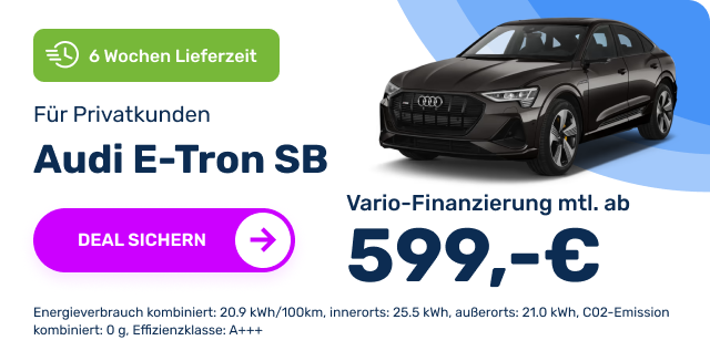 Audi e-tron Sportback Deal