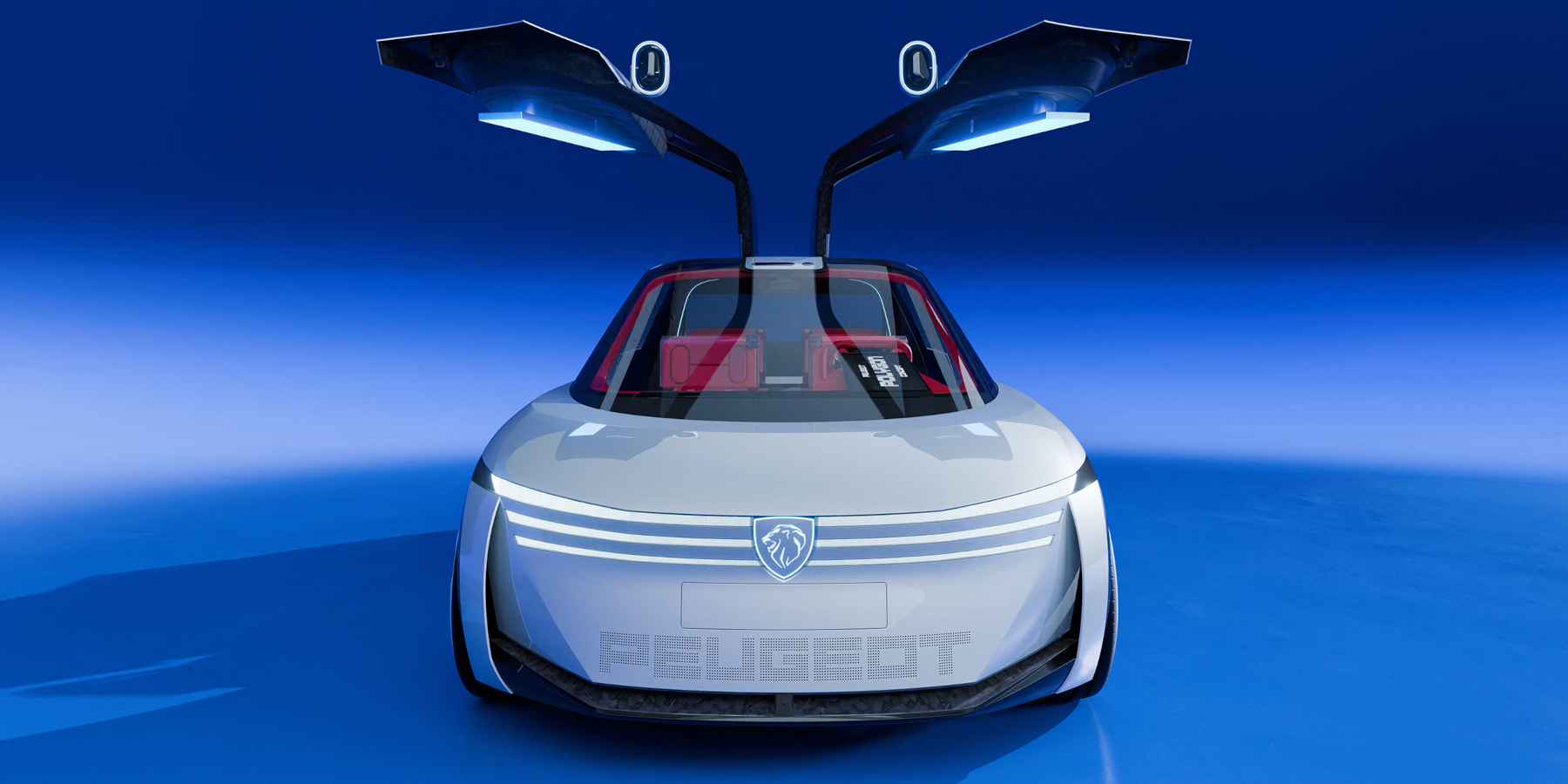 News | Peugeot Polygon Concept: Fortnite trifft auf Flügeltüren und Hypersquare-Lenkung