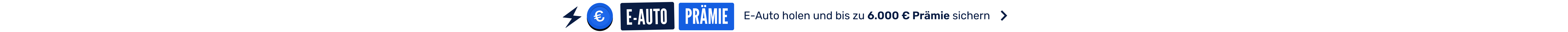 E-AUTO-PRÄMIE 2026 - Header Banner Toast