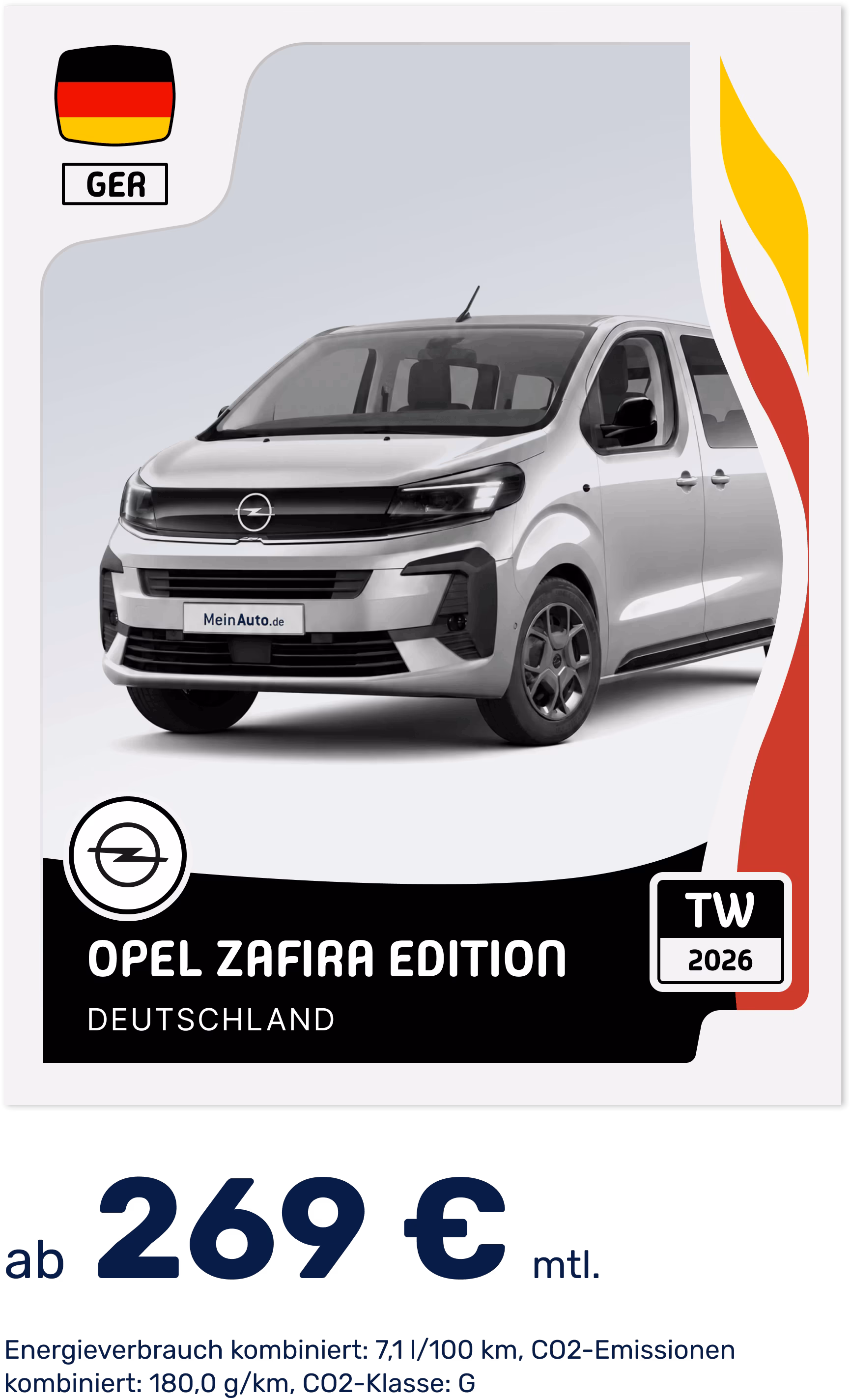 WM 2026 | Deal-Card - Panini-Sticker - Opel Zafira
