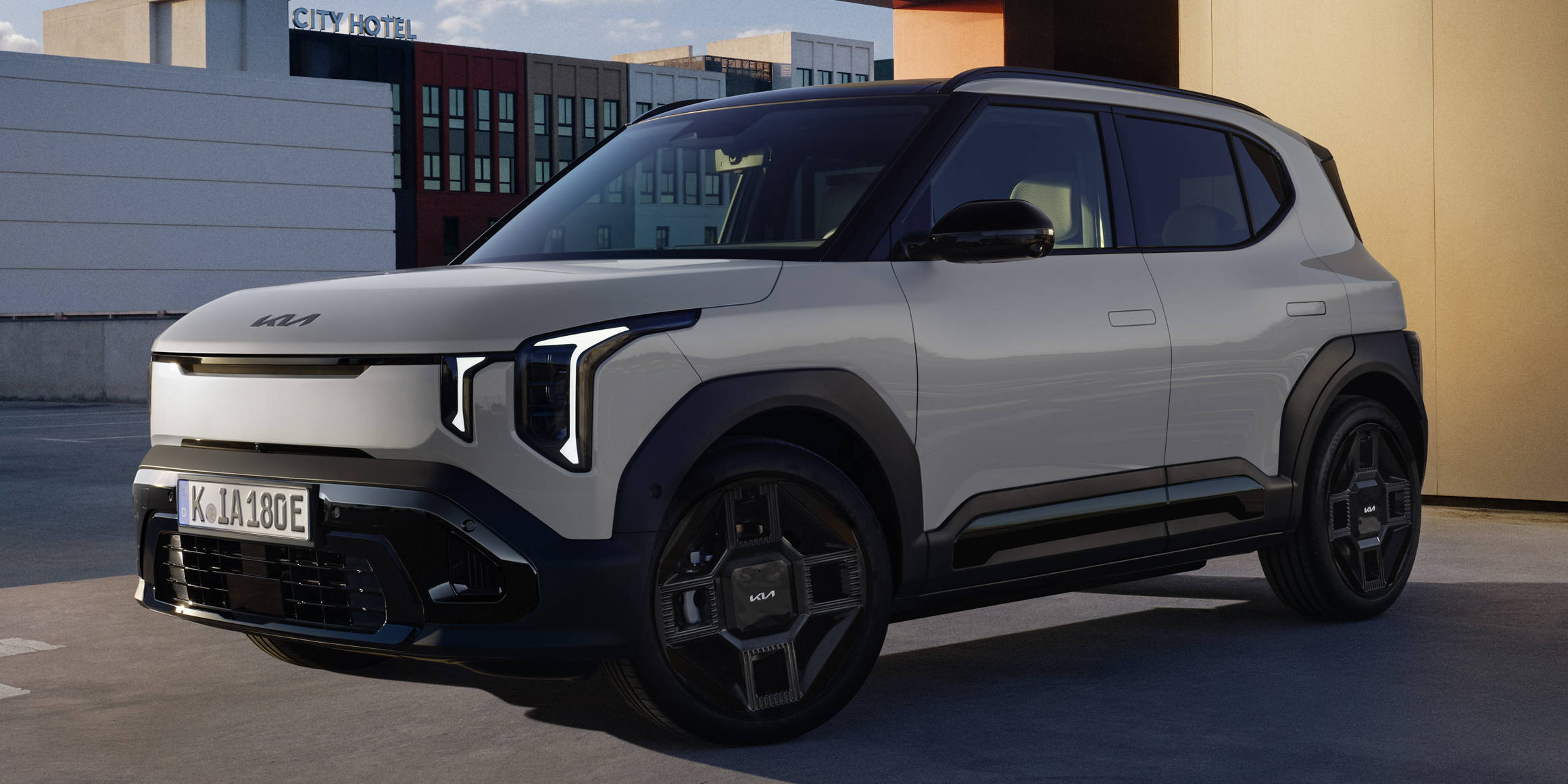 News | Kia EV2 Black-Line: Kompakter E-SUV startet als dunkle Topversion